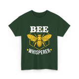 Bee Whisperer Beekeeping Bees T-Shirt - Forest Green