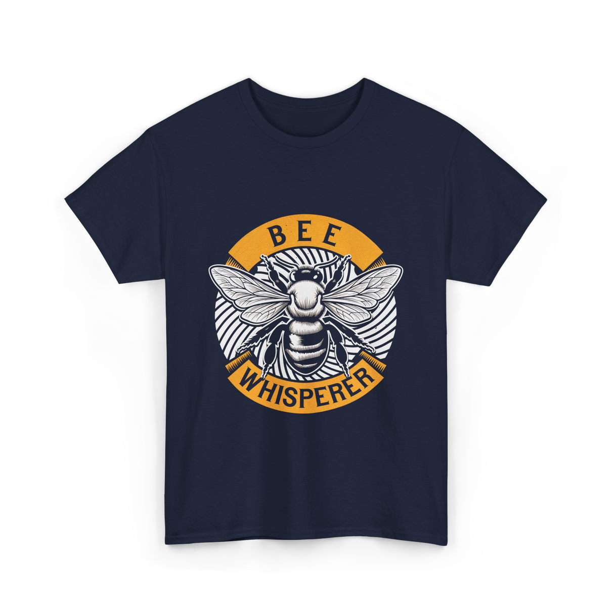 Bee Whisperer Beekeeping Bees T-Shirt - Navy