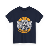 Bee Whisperer Beekeeping Bees T-Shirt - Navy