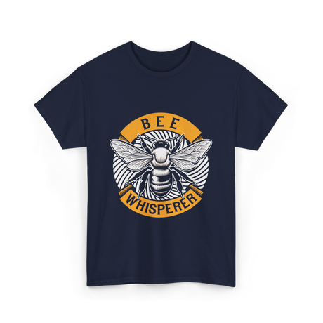 Bee Whisperer Beekeeping Bees T-Shirt - Navy