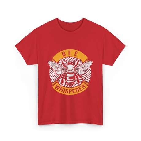 Bee Whisperer Beekeeping Bees T-Shirt - Red