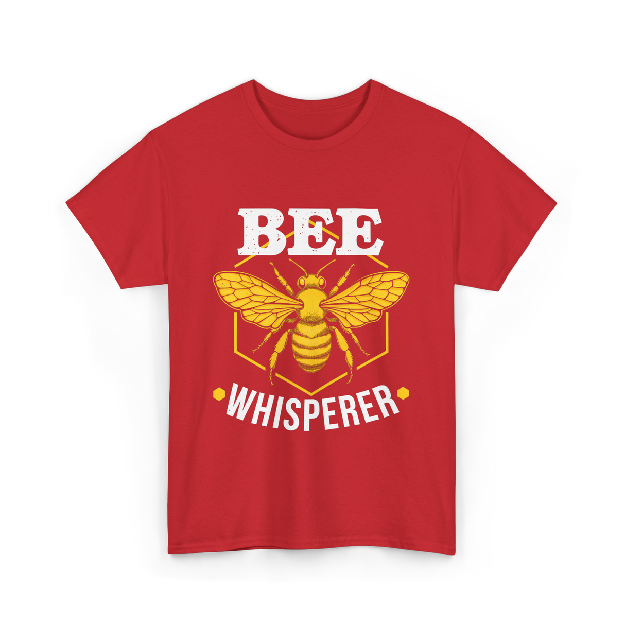 Bee Whisperer Beekeeping Bees T-Shirt - Red