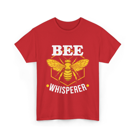 Bee Whisperer Beekeeping Bees T-Shirt - Red