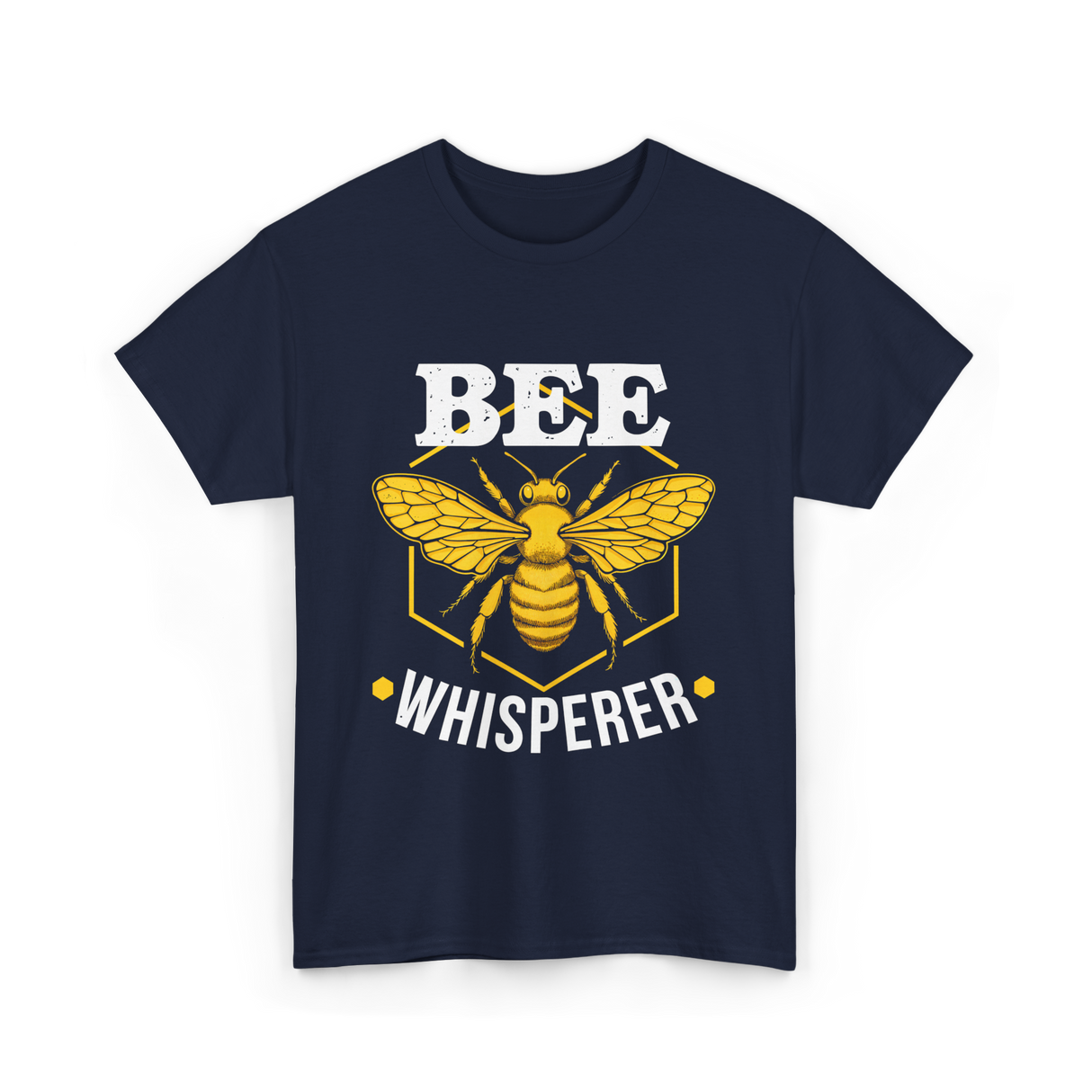 Bee Whisperer Beekeeping Bees T-Shirt - Navy