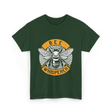 Bee Whisperer Beekeeping Bees T-Shirt - Forest Green