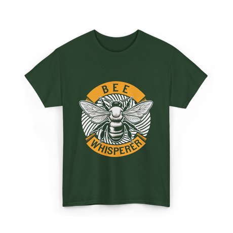 Bee Whisperer Beekeeping Bees T-Shirt - Forest Green