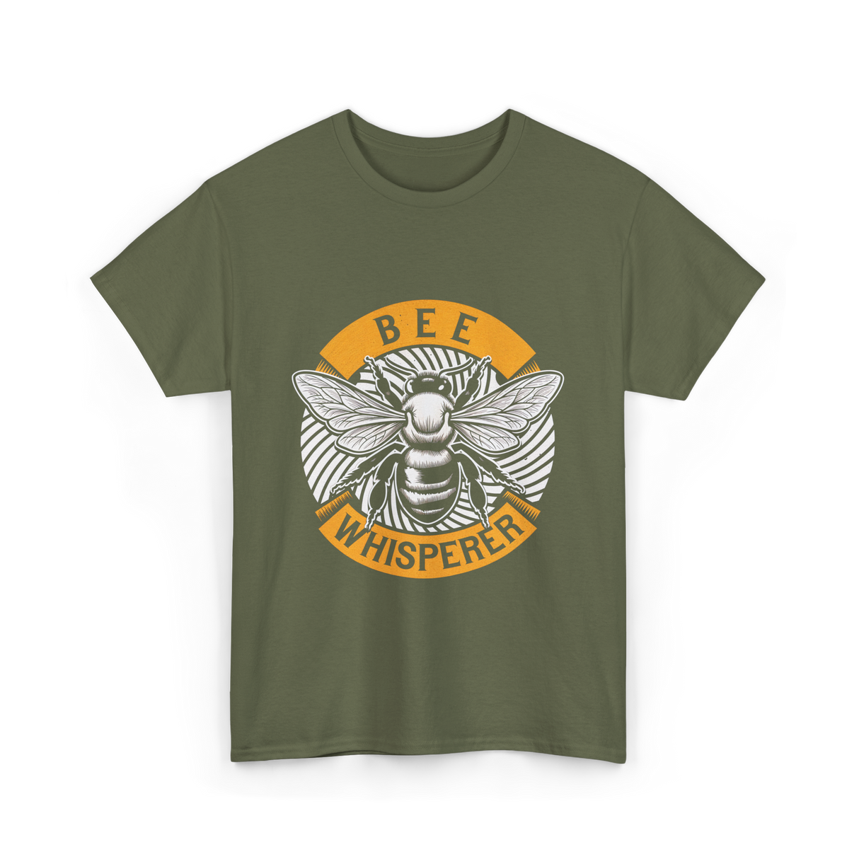 Bee Whisperer Beekeeping Bees T-Shirt - Military Green