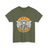 Bee Whisperer Beekeeping Bees T-Shirt - Military Green