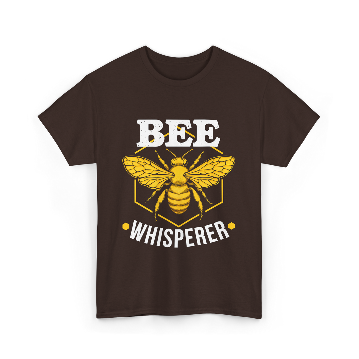 Bee Whisperer Beekeeping Bees T-Shirt - Dark Chocolate