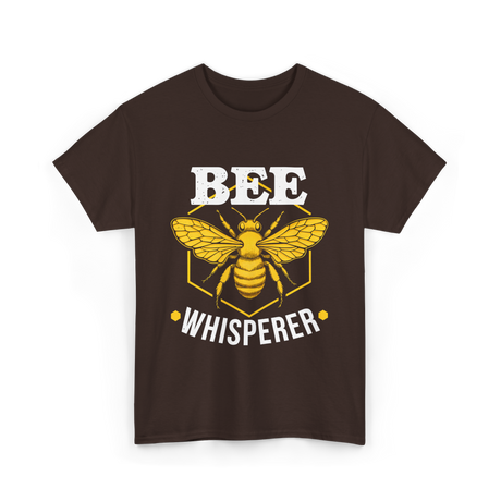 Bee Whisperer Beekeeping Bees T-Shirt - Dark Chocolate