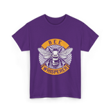 Bee Whisperer Beekeeping Bees T-Shirt - Purple