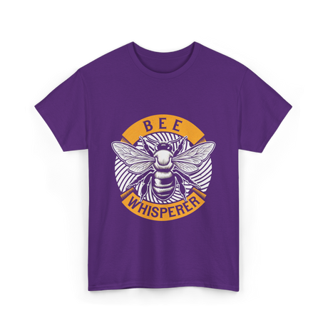 Bee Whisperer Beekeeping Bees T-Shirt - Purple