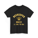 Beekeeper Rule 1 Save Bees T-Shirt - Black