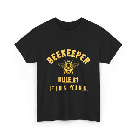 Beekeeper Rule 1 Save Bees T-Shirt - Black