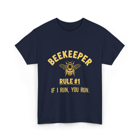 Beekeeper Rule 1 Save Bees T-Shirt - Navy