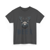 Beer Bear Animal T-Shirt - Dark Heather