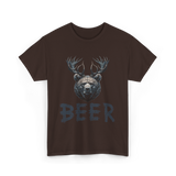 Beer Bear Animal T-Shirt - Dark Chocolate