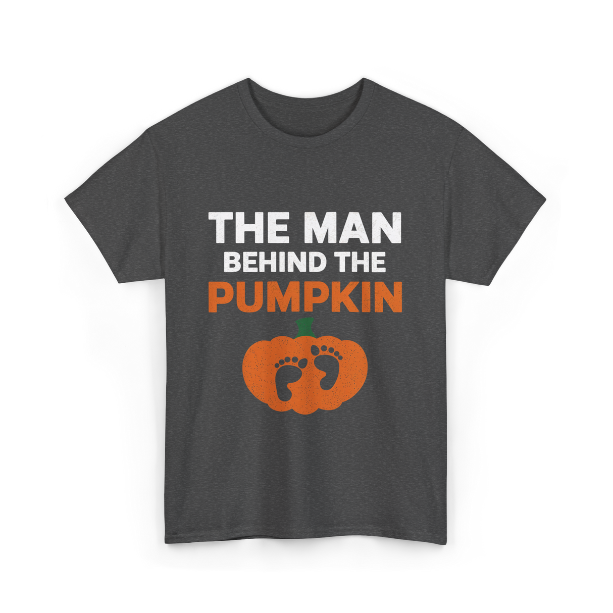 Behind the Pumpkin Dad T-Shirt - Dark Heather