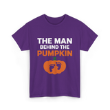 Behind the Pumpkin Dad T-Shirt - Purple