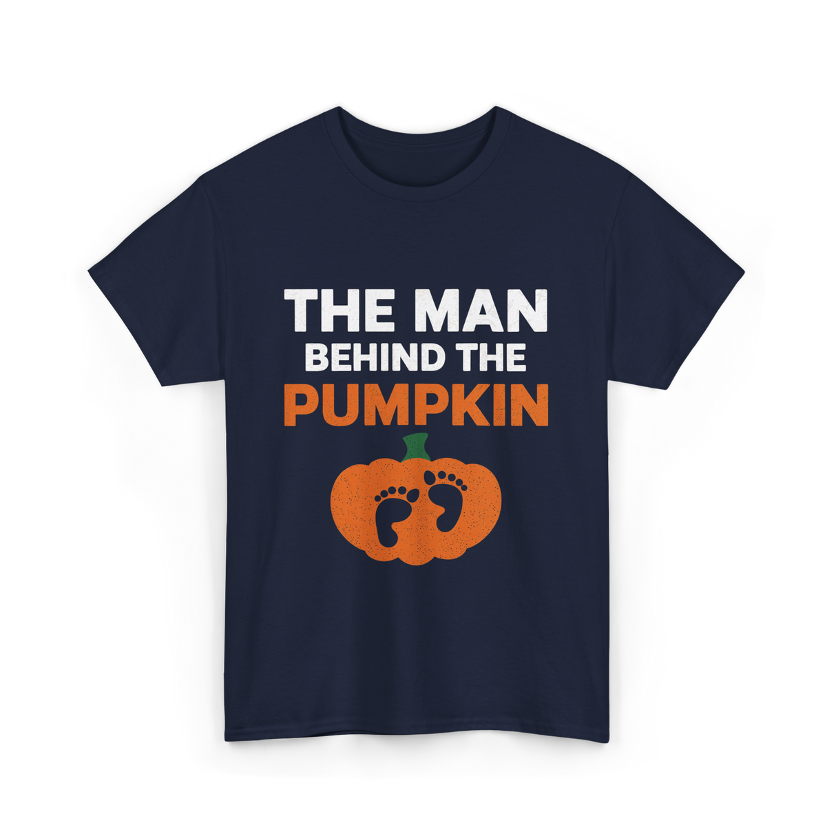 Behind the Pumpkin Dad T-Shirt - Navy