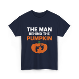 Behind the Pumpkin Dad T-Shirt - Navy