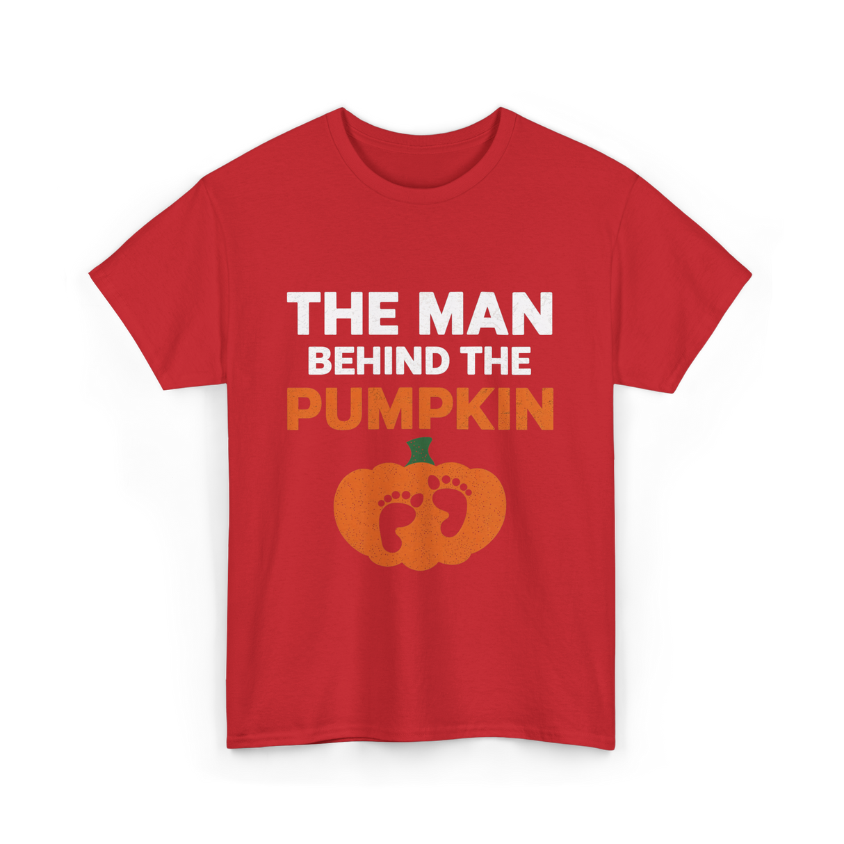 Behind the Pumpkin Dad T-Shirt - Red