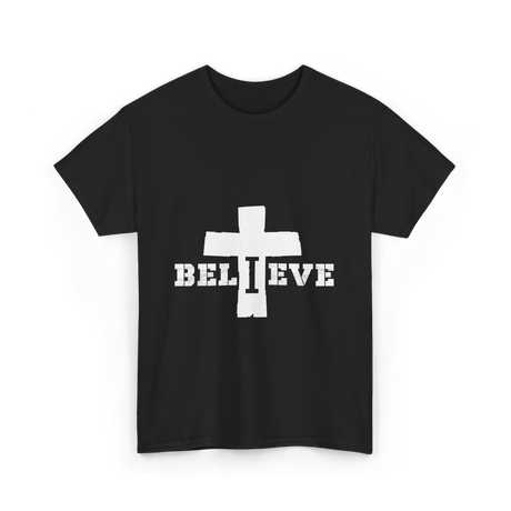 Believe Christian Faith T-Shirt - Black