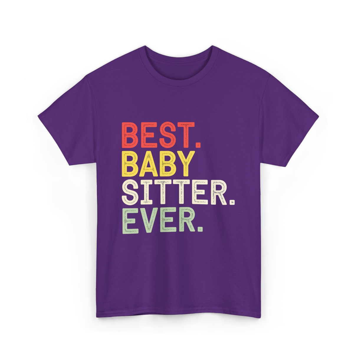 Best Baby Sitter Ever Babysitting T-Shirt - Purple