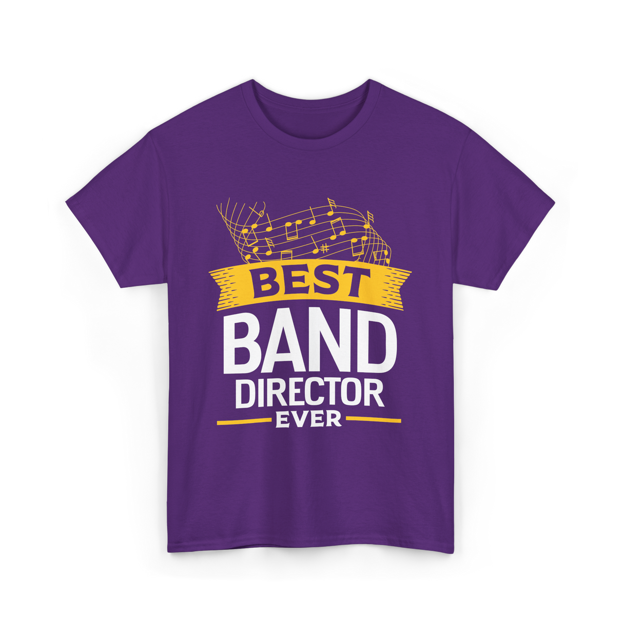 Best Band Director Music Director T-Shirt - Purple