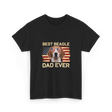 Best Beagle Dad Ever Beagle Dog T-Shirt - Black