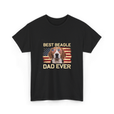 Best Beagle Dad Ever Beagle Dog T-Shirt - Black