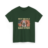 Best Beagle Dad Ever Beagle Dog T-Shirt - Forest Green