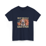 Best Beagle Dad Ever Beagle Dog T-Shirt - Navy