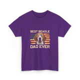 Best Beagle Dad Ever Beagle Dog T-Shirt - Purple