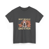 Best Beagle Dad Ever Beagle Dog T-Shirt - Dark Heather