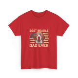 Best Beagle Dad Ever Beagle Dog T-Shirt - Red