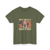 Best Beagle Dad Ever Beagle Dog T-Shirt - Military Green