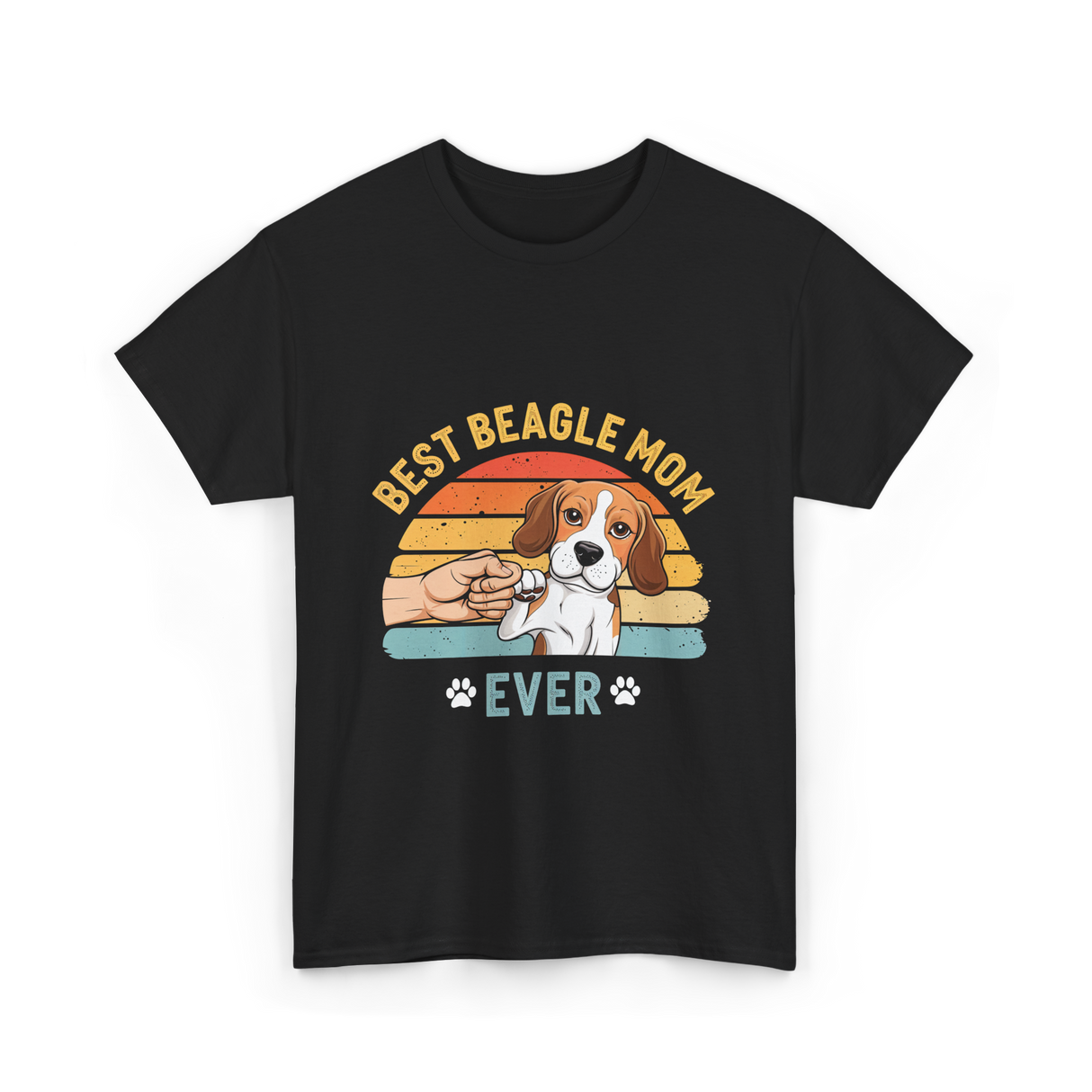 Best Beagle Mom Ever Beagle T-Shirt - Black