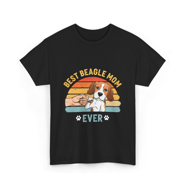 Best Beagle Mom Ever Beagle T-Shirt - Black