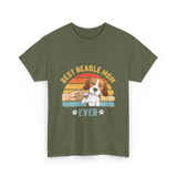 Best Beagle Mom Ever Beagle T-Shirt - Military Green