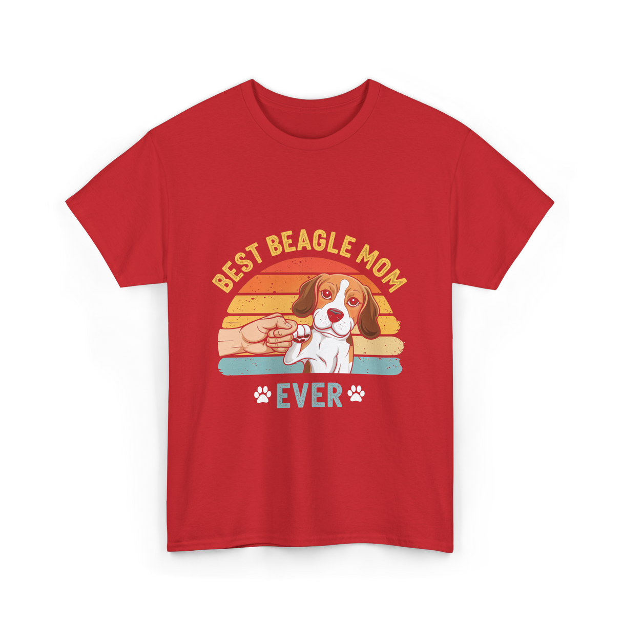 Best Beagle Mom Ever Beagle T-Shirt - Red