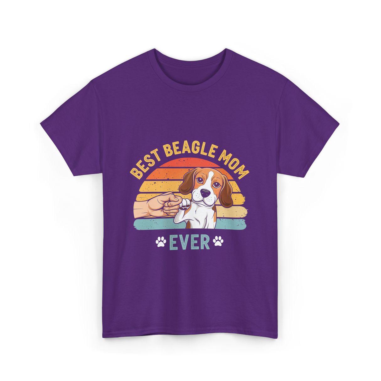 Best Beagle Mom Ever Beagle T-Shirt - Purple