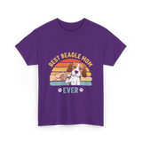 Best Beagle Mom Ever Beagle T-Shirt - Purple