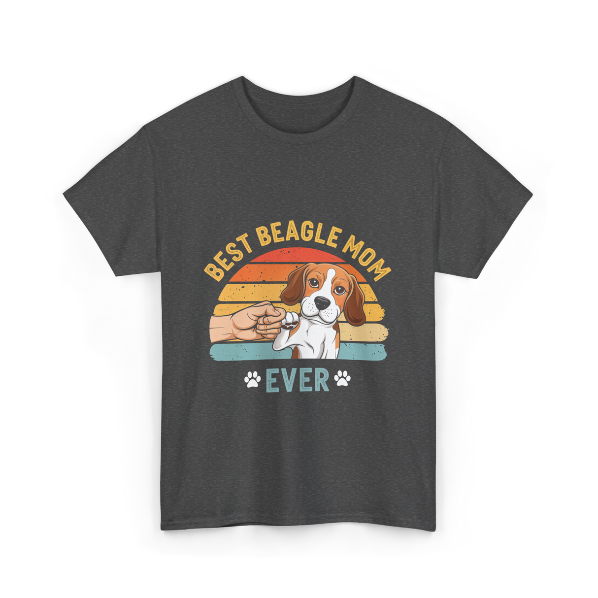 Best Beagle Mom Ever Beagle T-Shirt - Dark Heather