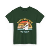 Best Beagle Mom Ever Beagle T-Shirt - Forest Green