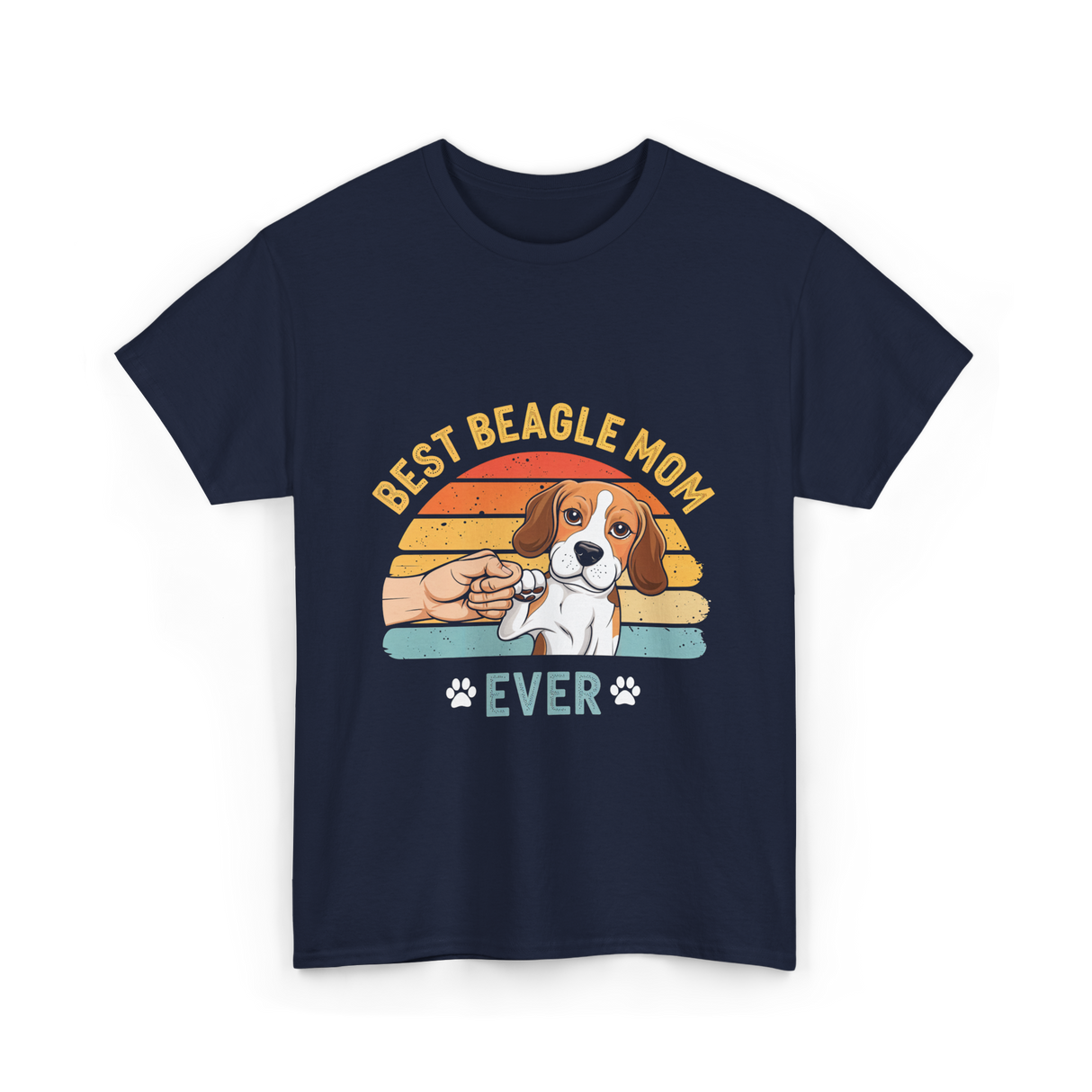 Best Beagle Mom Ever Beagle T-Shirt - Navy