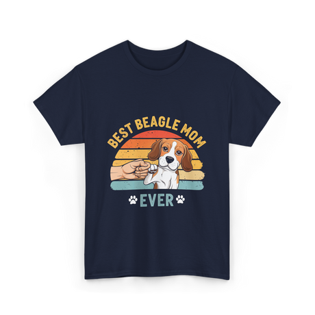 Best Beagle Mom Ever Beagle T-Shirt - Navy