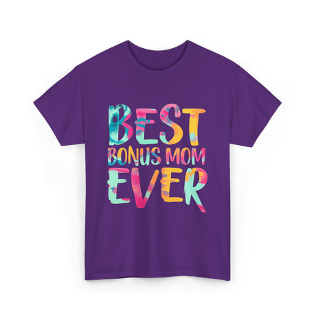 Best Bonus Mom Ever Bonus Mom T-Shirt - Purple