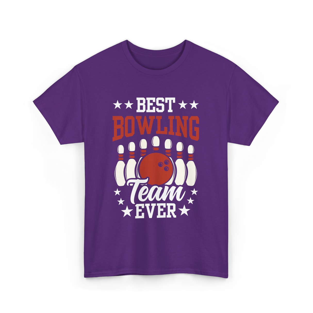 Best Bowling Team Ever Bowling T-Shirt - Purple