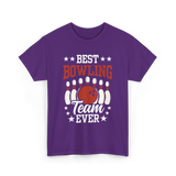 Best Bowling Team Ever Bowling T-Shirt - Purple